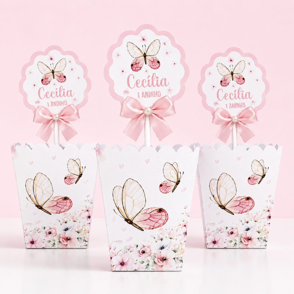 5 Unid centro de mesa borboleta cachepot personalizado enfeite decoração de mesa jardim encantado borboletas aniversário