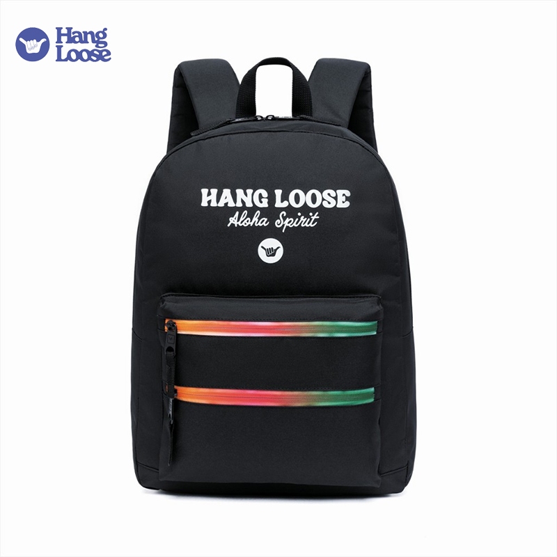 Hang Loose Mochila Básica Masculina Escolar mochila grande mochila masculina reforçada