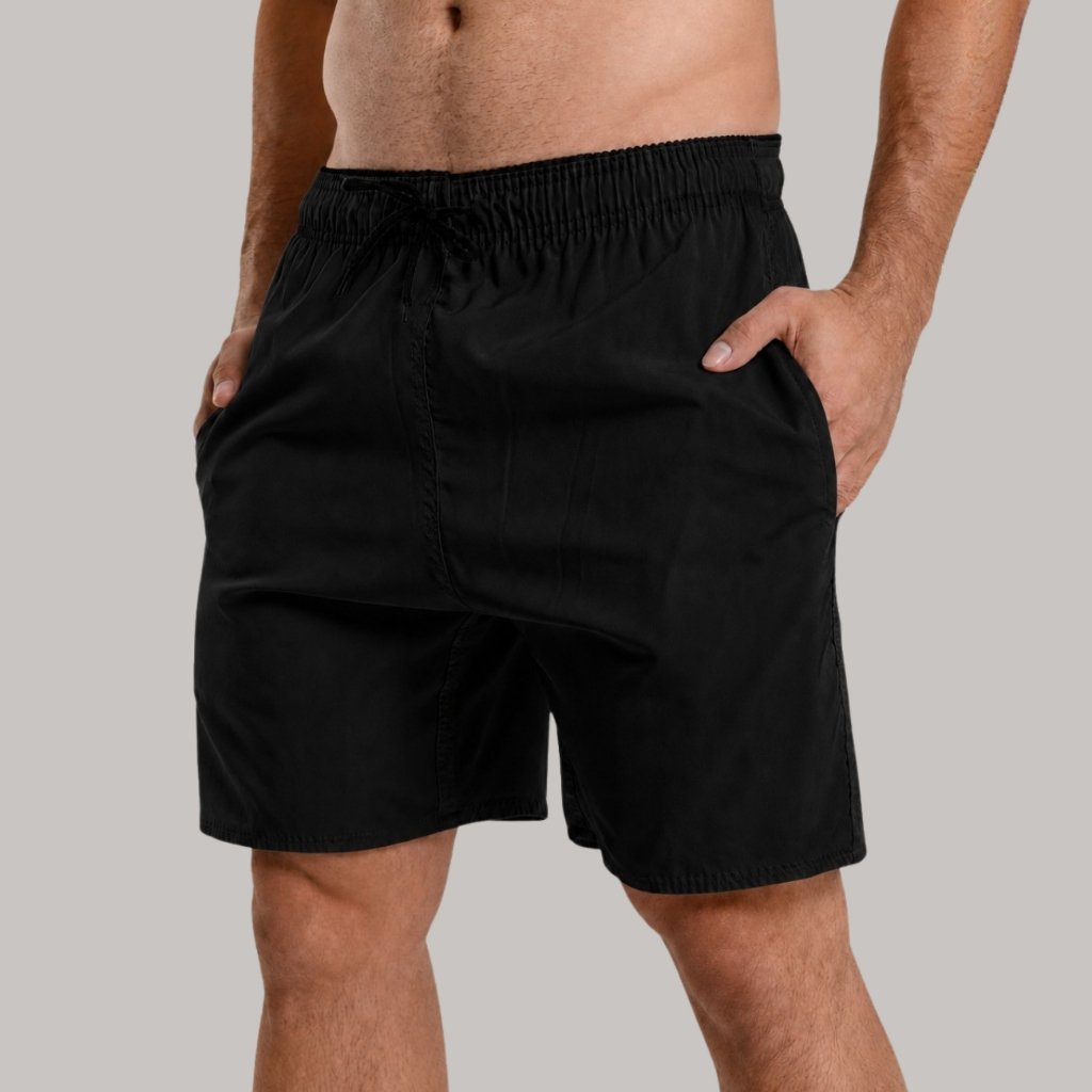 Bermuda Masculina Leve Fitness Academia Musculação Treino Corrida Caminhada Bolsos Secagem Rápida