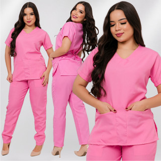 Pijama Cirurgico Hospitalar Feminino Oxford Roupa Privativa Para Esteticista Veterinaria …