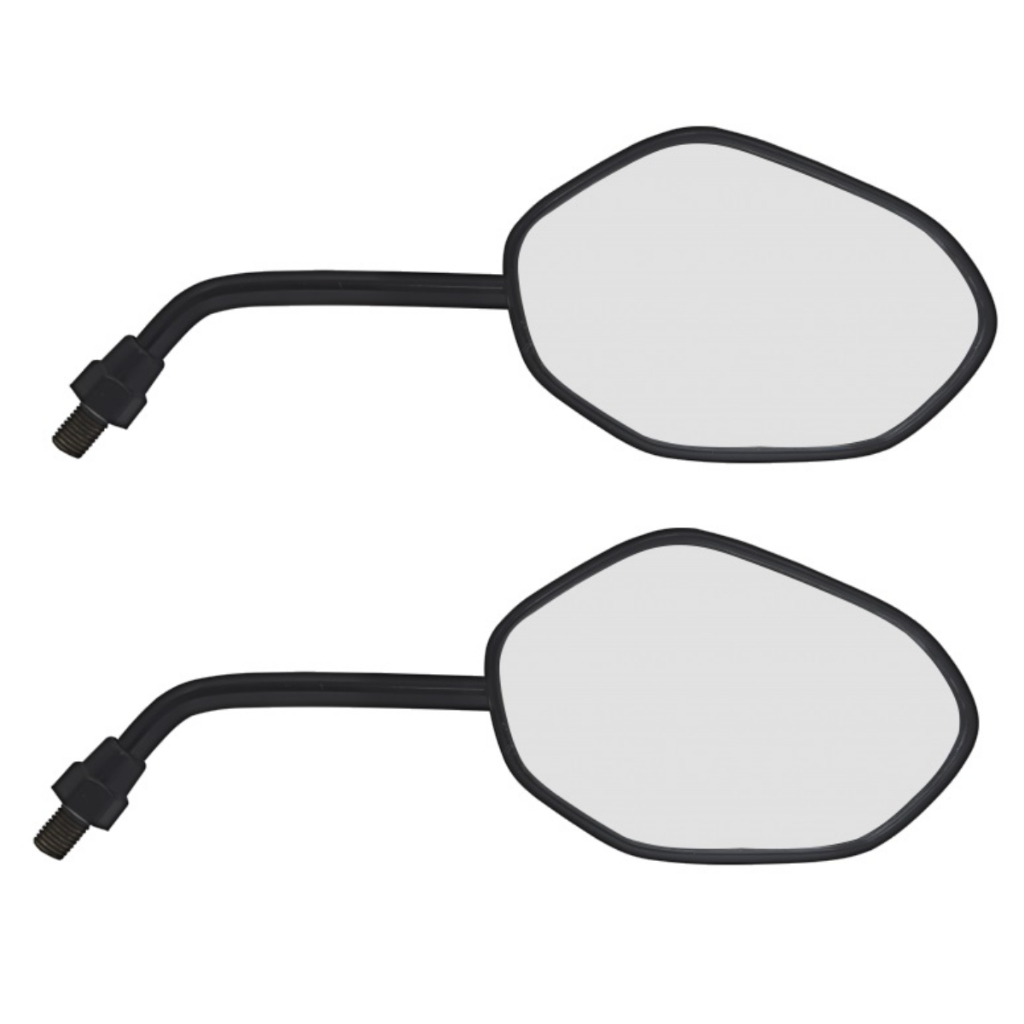 Par De Espelho Retrovisor Original Mini Haste Curta Honda Moto Cg Titan Fan Cargo Awa Mix Flex 125 150 160 Rosca M10