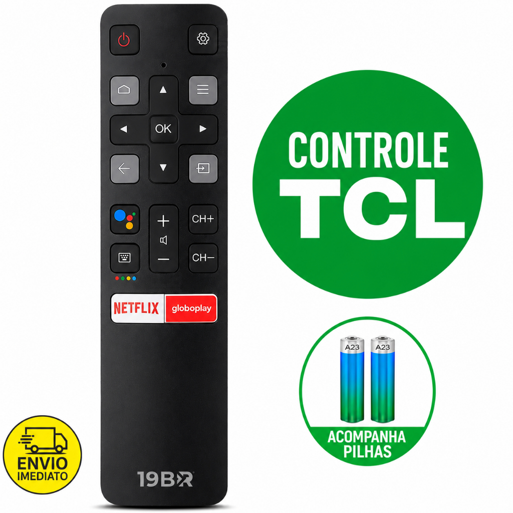 Controle Remoto Para Tv TCL Smart Netflix Globoplay — imagem 2 de 2