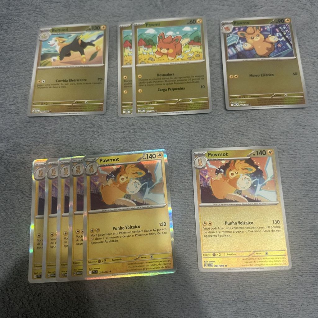 Cartas Pokémon Mega Evolução (094) Reverse Holo e Holo - Electric | Master Set | Escolha a Carta