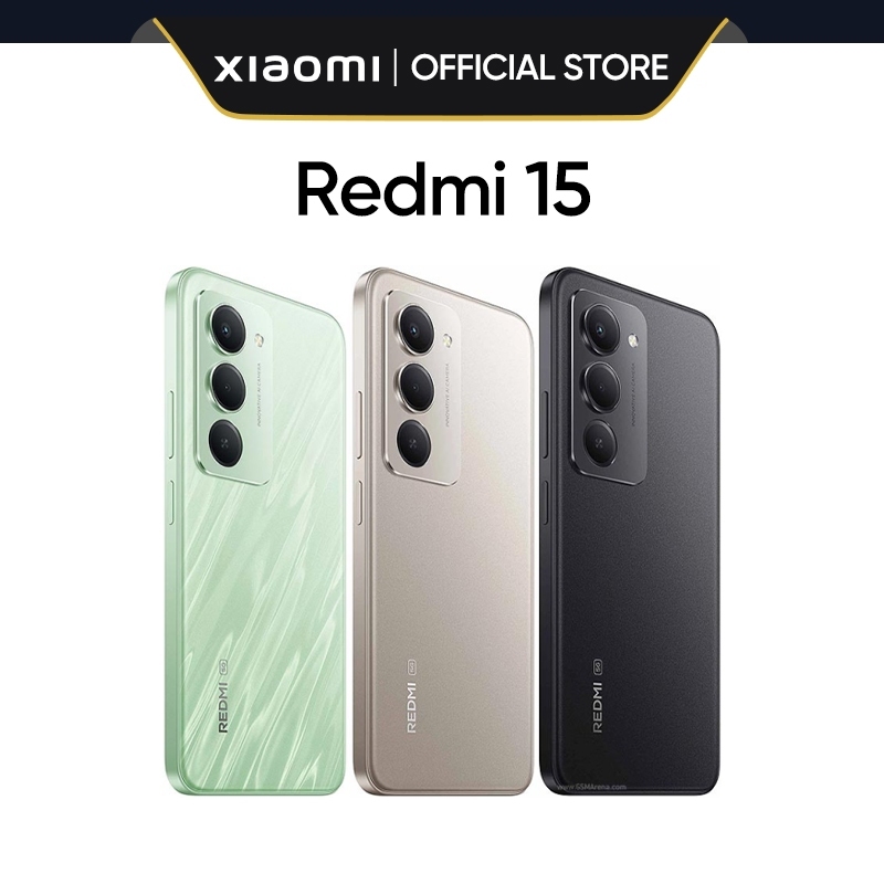 Smartphone Xiaomi Redmi 15 256GB 8GB/128GB 6GB 7000mAh Lançamento 2025 Lacrado +