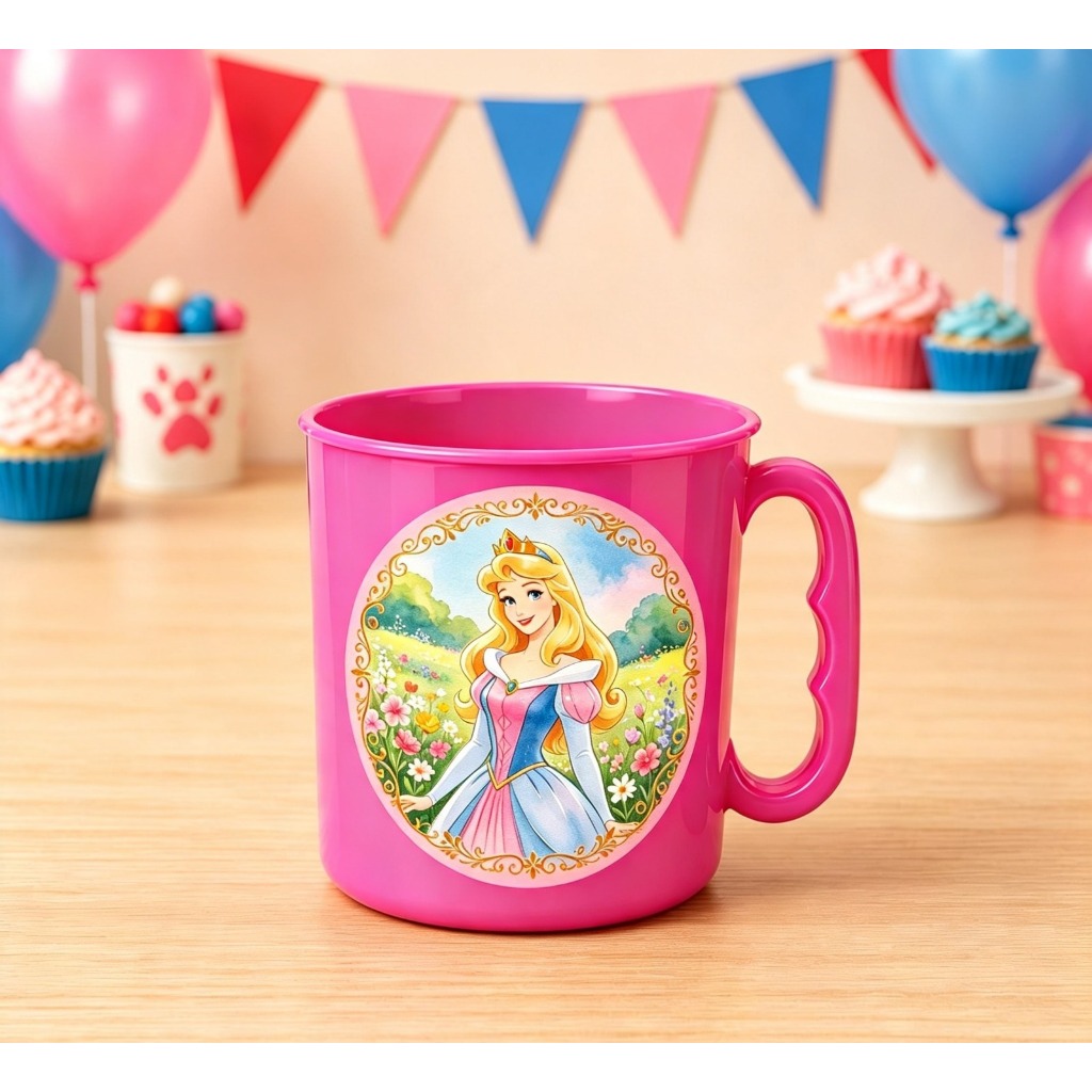 Kit 6 a 30 Canecas Aurora Bela Adormecida Personalizadas Princesa – Lembrancinhas de Aniversário Infantil