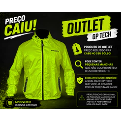 Jaqueta Moto Feminina Gp Tech LUX Impermeável OUTLET