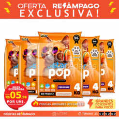 Kit 4 a 20 kg areia sanitaria extra premium higienica natural argila ecologica absorvente para gatos