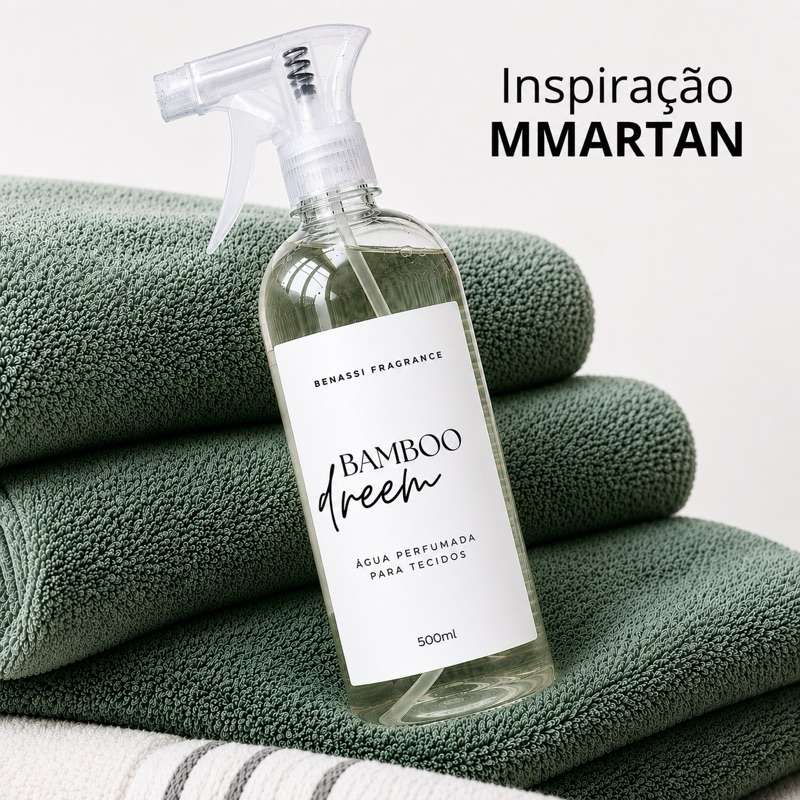Perfume para tecidos com borrifador - Diversas fragrâncias PREMIUM 500ml - útil para tecidos e ambiente.