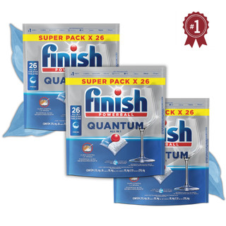 Finish Detergente em Tablete para Lava Louças 10/26/60 tabs Original Limpeza Profunda Contra Gordura