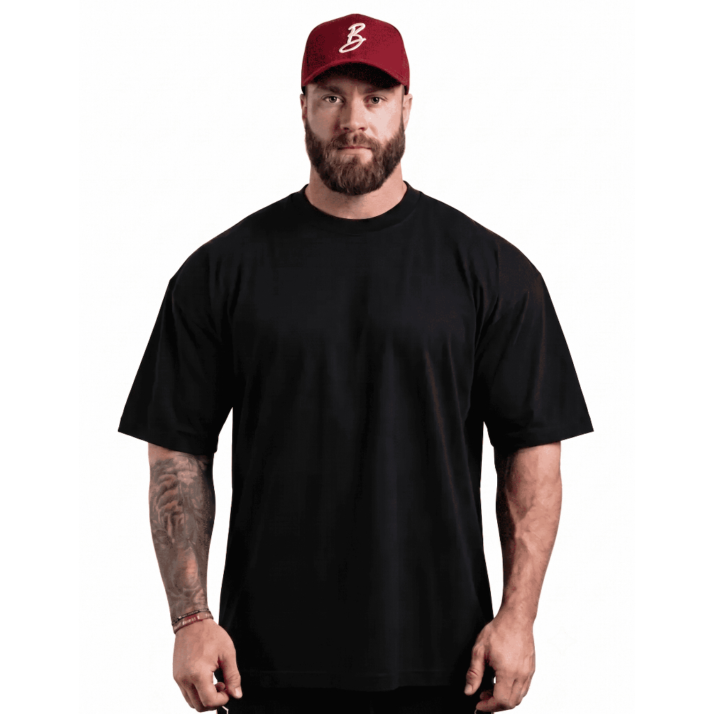 Camiseta Oversized Masculina Lisa 100% Algodão Premium Blusa Camisa Streetwear Moda Masculina Lançamento