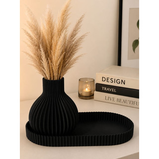Decoração de Mesa com Bandeja + Vaso Minimalista / Presente