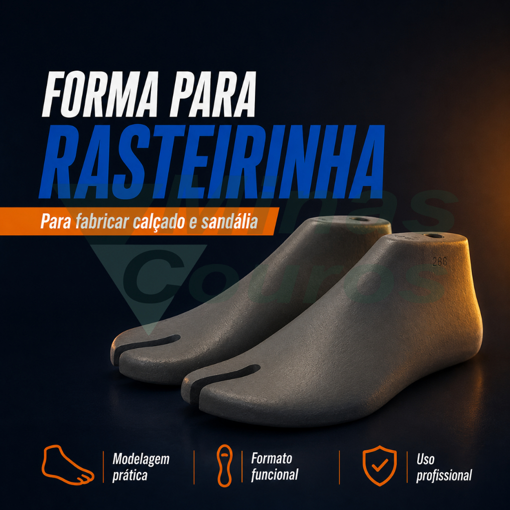 Forma para Rasteirinha - Forma para Fabricar Calçado Sandália Rasteirinha
