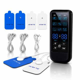 Estimulador Elétrico De Pulso Muscular USB Massajador Corporal Recarregável Alívio Da Dor Do Braço Cervical Pescoço