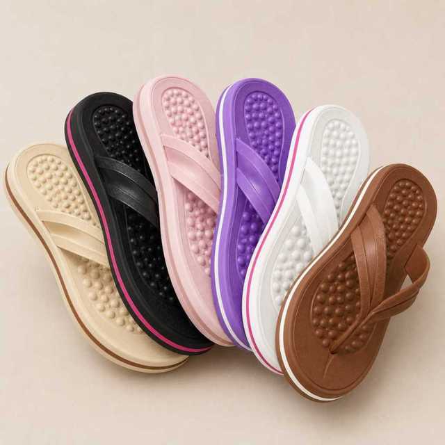 Chinelo Feminino Ortopédico com Palmilha Anatômica para Mais Conforto Chinelo Para Idoso
