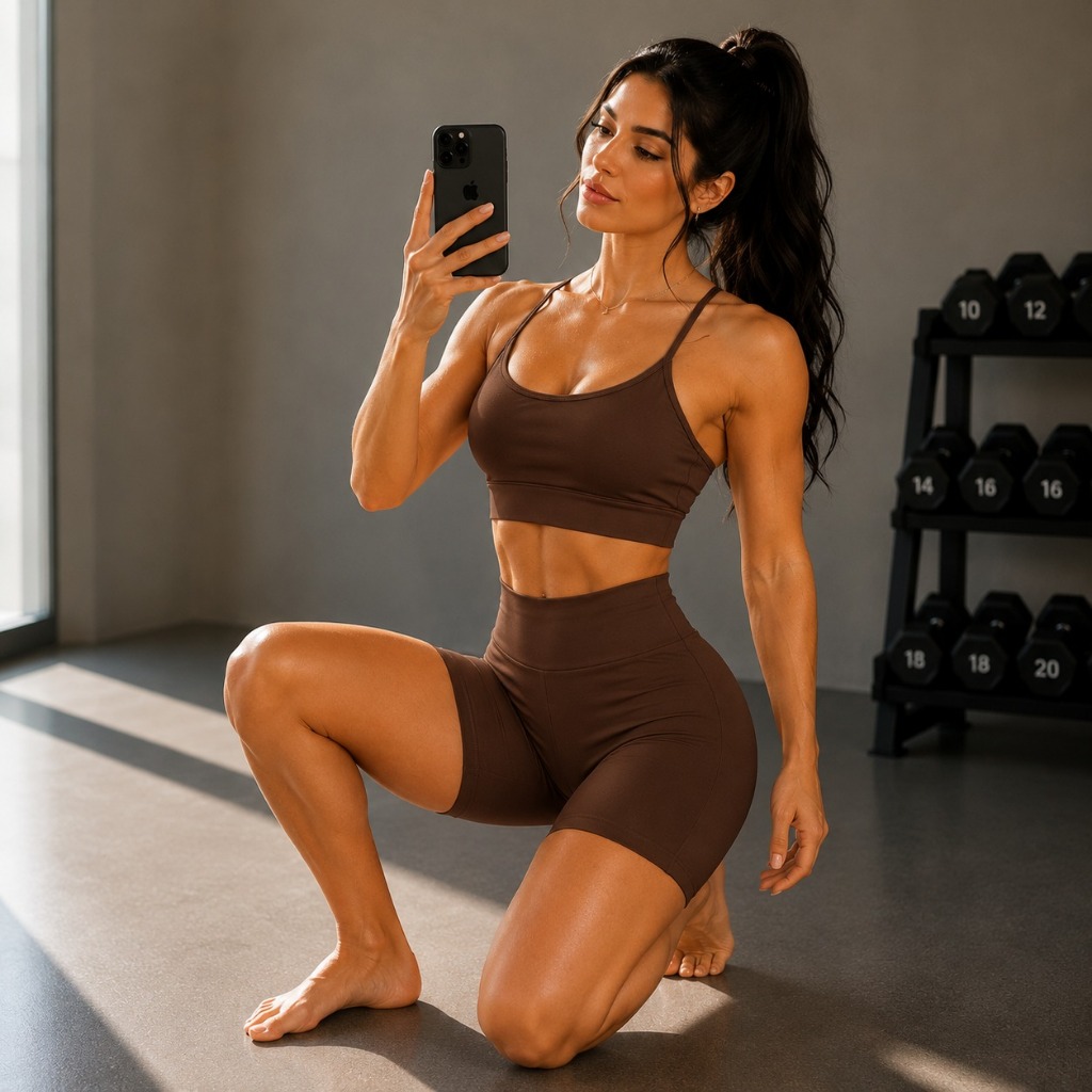 Conjunto De Academia Feminino Short e Top Roupa Fitness Zero Transparência Bojo Removivel