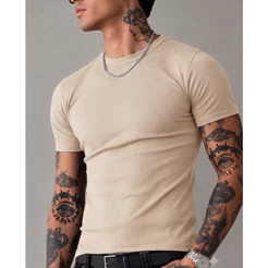 Camisa Justa Americana Canelada Gringa Camiseta Slim
