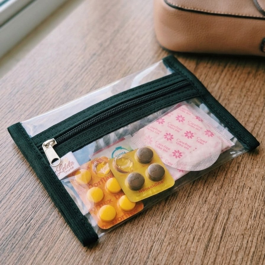 Necessaire Organizador de Medicamentos para bolsa feminina