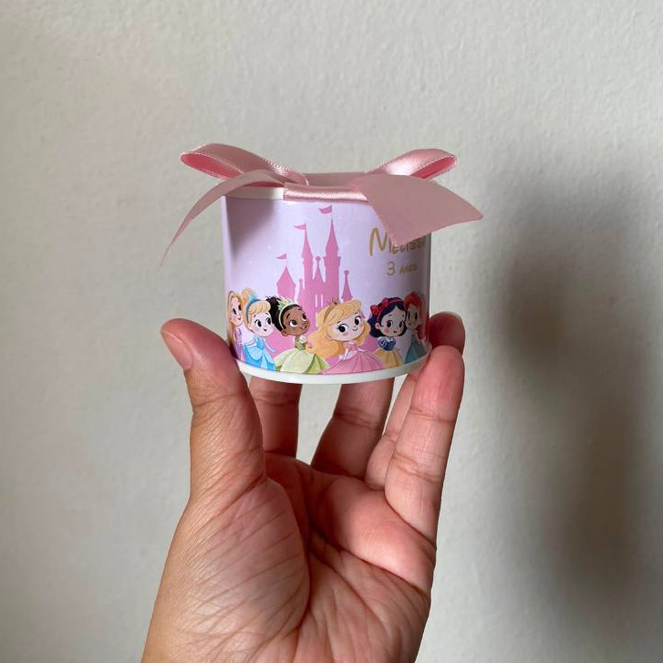 Kit tubolatas personalizadas PRINCESAS BABY - Lembrancinha maternidade | aniversário |  tamanho 5x6 vários temas