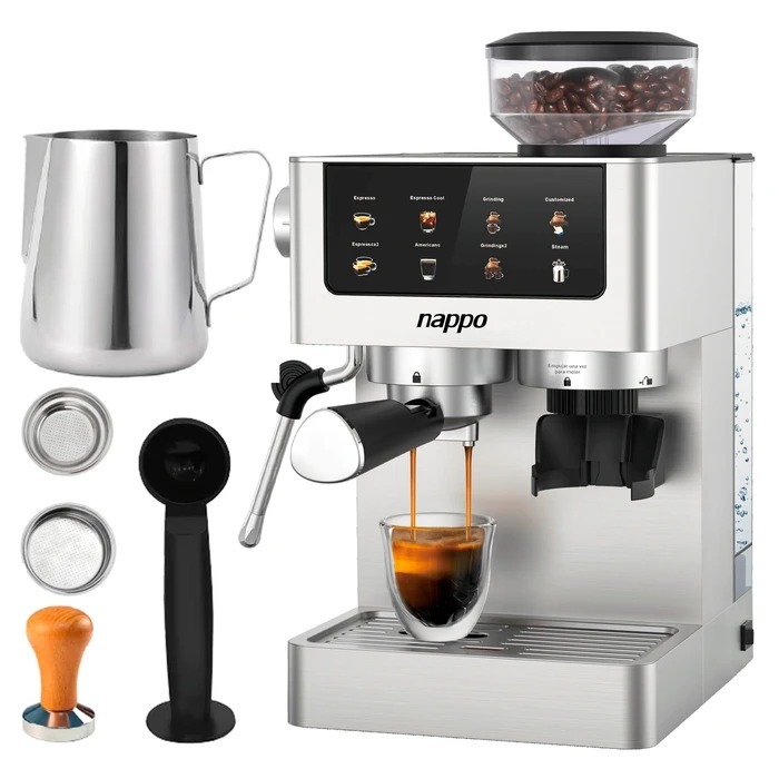 Imagem Cafeteira Nappo Expresso DELUXE NEC-339 6 em 1 Moedor 1350W