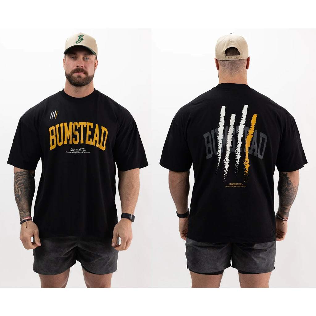 Camiseta Oversized Masculina Academia Treino Musculação Cbum Blusão Larga Confortável Bumstead Gym