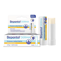 Bepantol Derma Protetor Labial Diário Hidratante FPS 50, 4,5g