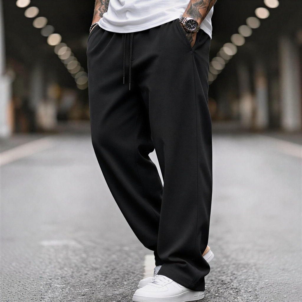 Calça Balão Sarja Baggy Larga Estonada Oversized Streetwear Skatista  Jeans Premium Moda Outono e Inverno Diversas cores