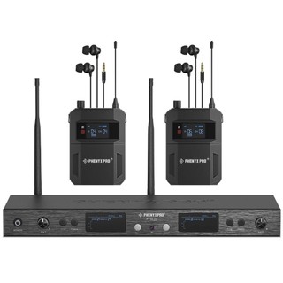 Phenyx Pro PTM-22 - Sistema De Monitoramento Sem Fio In-Ear Profissional UHF