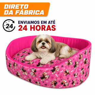 Cama Pet Cachorro Gato Pequeno Europa P Lavável com Zíper Fundo Impermeável Macia Espuma …