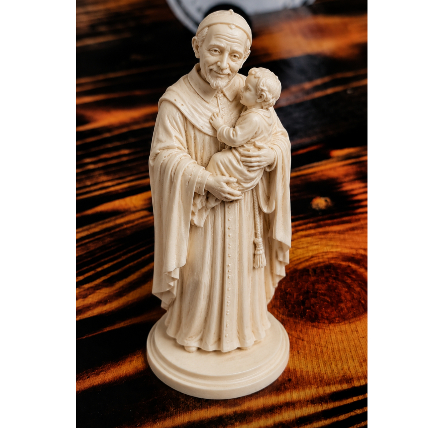 Kit 30 Miniaturas São Vicente de Paulo | Lembrancinhas Religiosas | Batizado | Primeira Comunhão