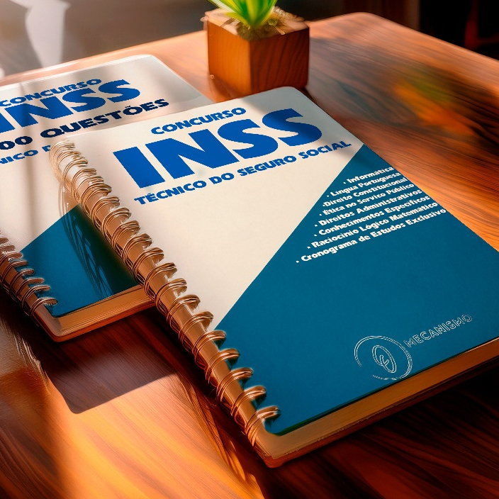 Imagem Kit Apostila INSS 2026 Impressa – Teoria Completa + 500 Questões para Concurso Técnico do Seguro Social