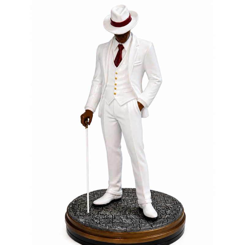 Escultura Zé Pelintra 25cm - Impressão 3D PLA