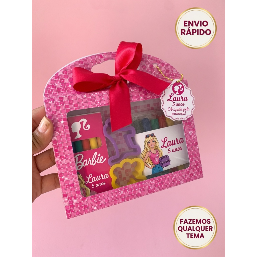 10 KITS diversão Personalizado | Atividade Infantil para Festa | Lembrancinha com Maletinha | Fazemos Qualquer Tema