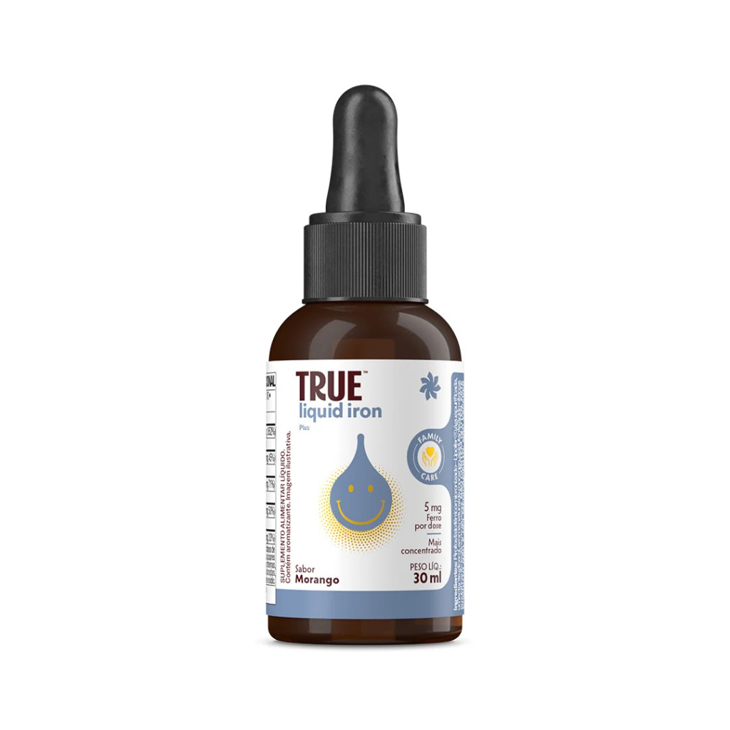 Ferro em Gotas Liquid Iron Plus True Source 30ml Suplemento Family Care