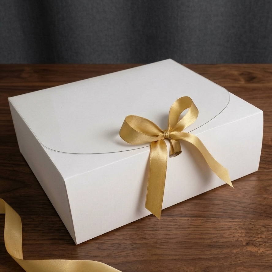 Kit 15 Caixas de Presente 16x12x6cm com Fita de Cetim Caixinhas para Padrinhos Casamento Aniversário