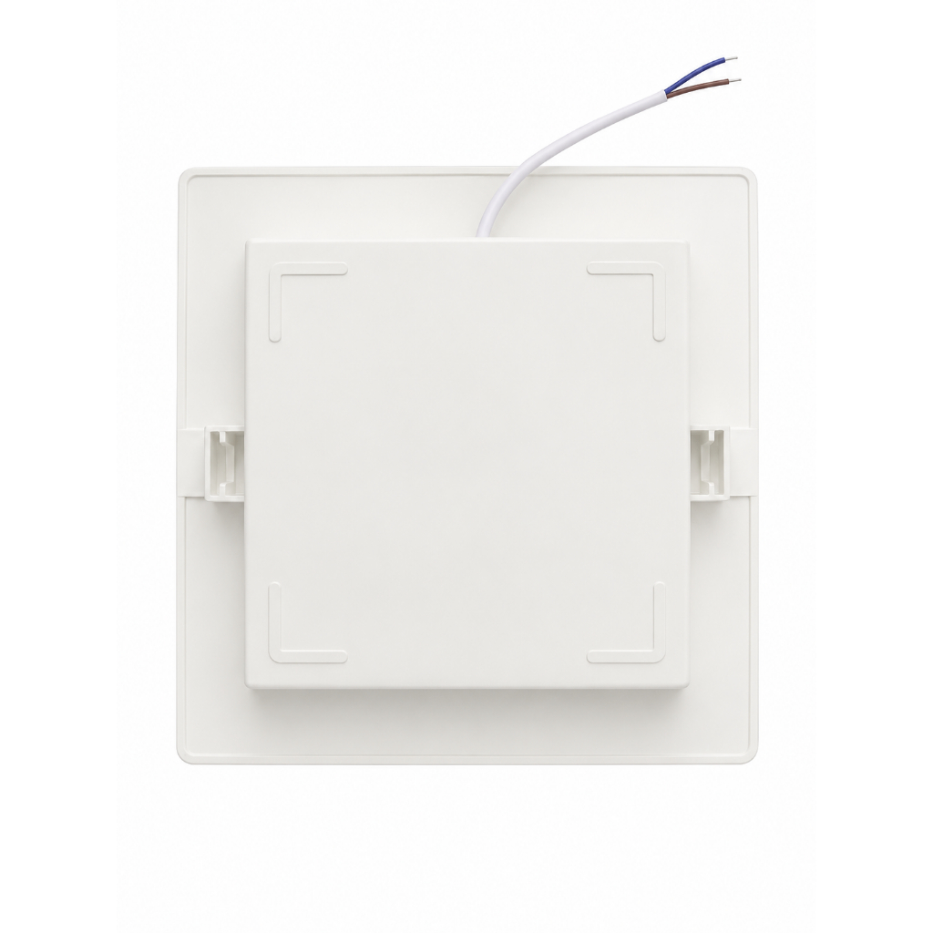 Kit 6 Painel Plafon Luminaria Quadrado Embutir Ultra Slim Led 18w Frio — imagem 2 de 2