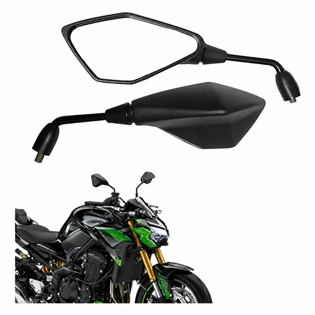 Retrovisor Mini Kawasaki Z400 Honda Ou Yamaha Renascença