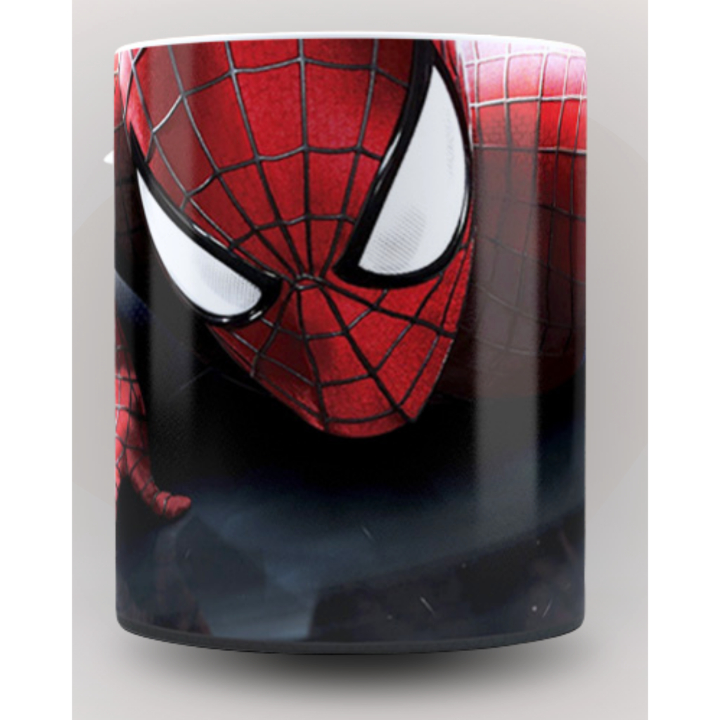 Caneca Homem-Aranha Cerâmica 325ml | Presente Marvel Spider-Man | Caneca Personalizada Super-Herói