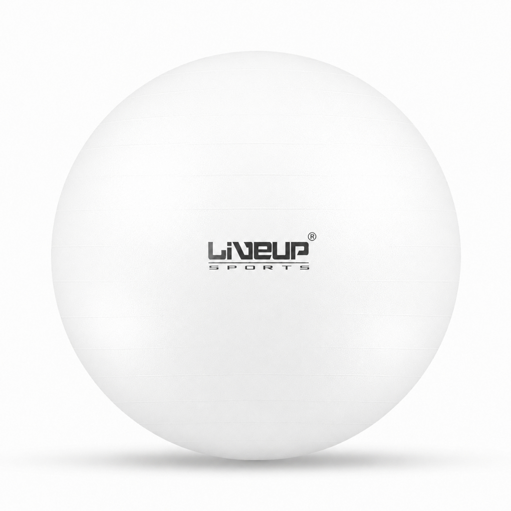 Overball Mini Bola Pilates Gym Ball 25cm Branca Liveup