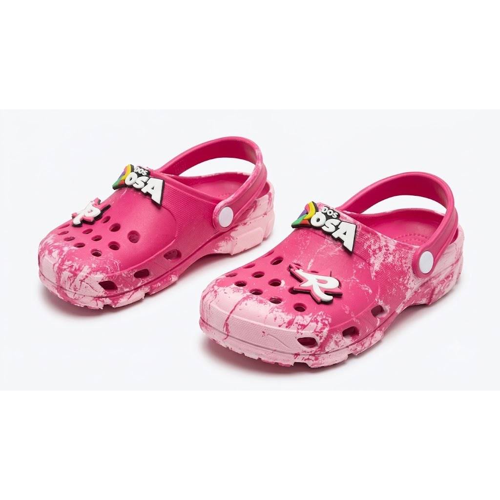 Babuche emilly vick os rosas Leve Macio Antiderrapante Infantil Rosa pink neon sandalia chinelo menina