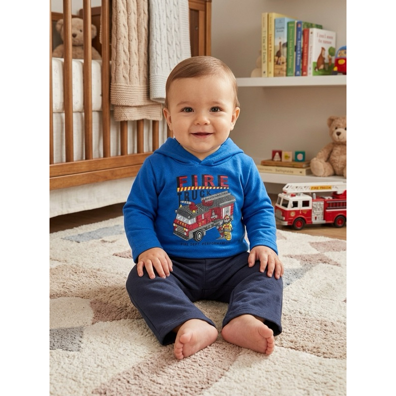 Conjunto Bebê Infantil Moletom Inverno Brandili