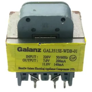 Transformador GALANZ para Placa de Microondas 220 VOLTS (LER DESCRIÇÃO)