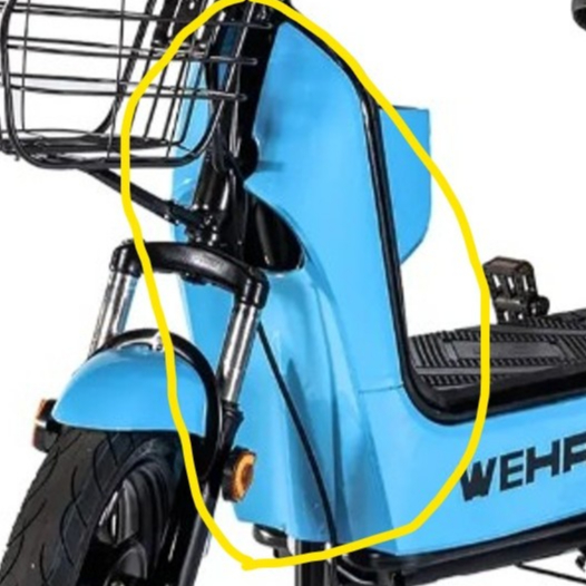 Carenagem frontal, bike elétrica, autopropelido, scooter