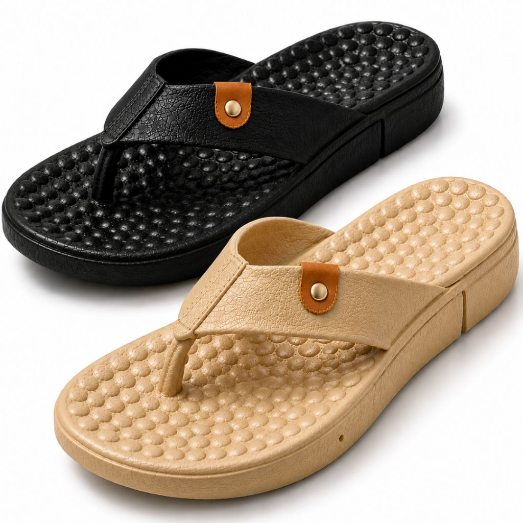 Chinelo Feminino Confortável Ortopédico Massageador Leve Macio Antiderrapante – Envio Rápido