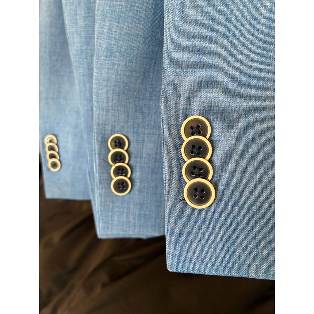 Terno Masculino Melange - Preço de da Fabrica - Azul Jeans e Cinza Mescla