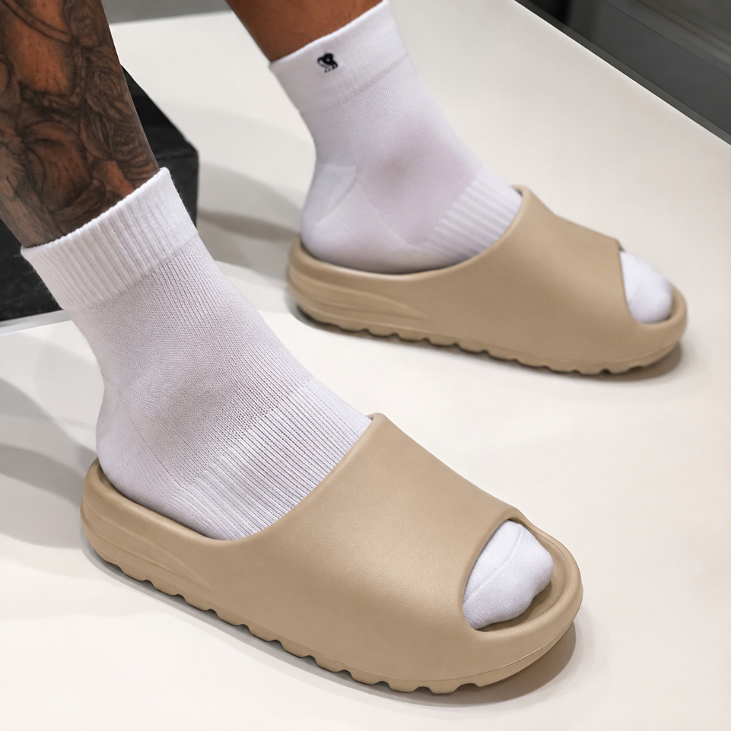 Chinelo Slide Nuvem EVA Ortopédico Ultra Leve para Homens e Mulheres