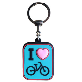 Chaveiro Emborrachado Bike Ciclistas, AMO BICICLETA