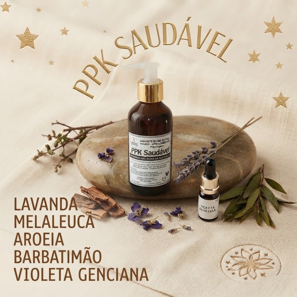 Sabonete Íntimo 3 em 1 | 200ml | Hipoalergênico Multifuncional | PPK Saudável
