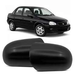 Capa Externa Retrovisor Corsa 1994 a 2014 Preta Wind Super Wagon Pick-up Classic