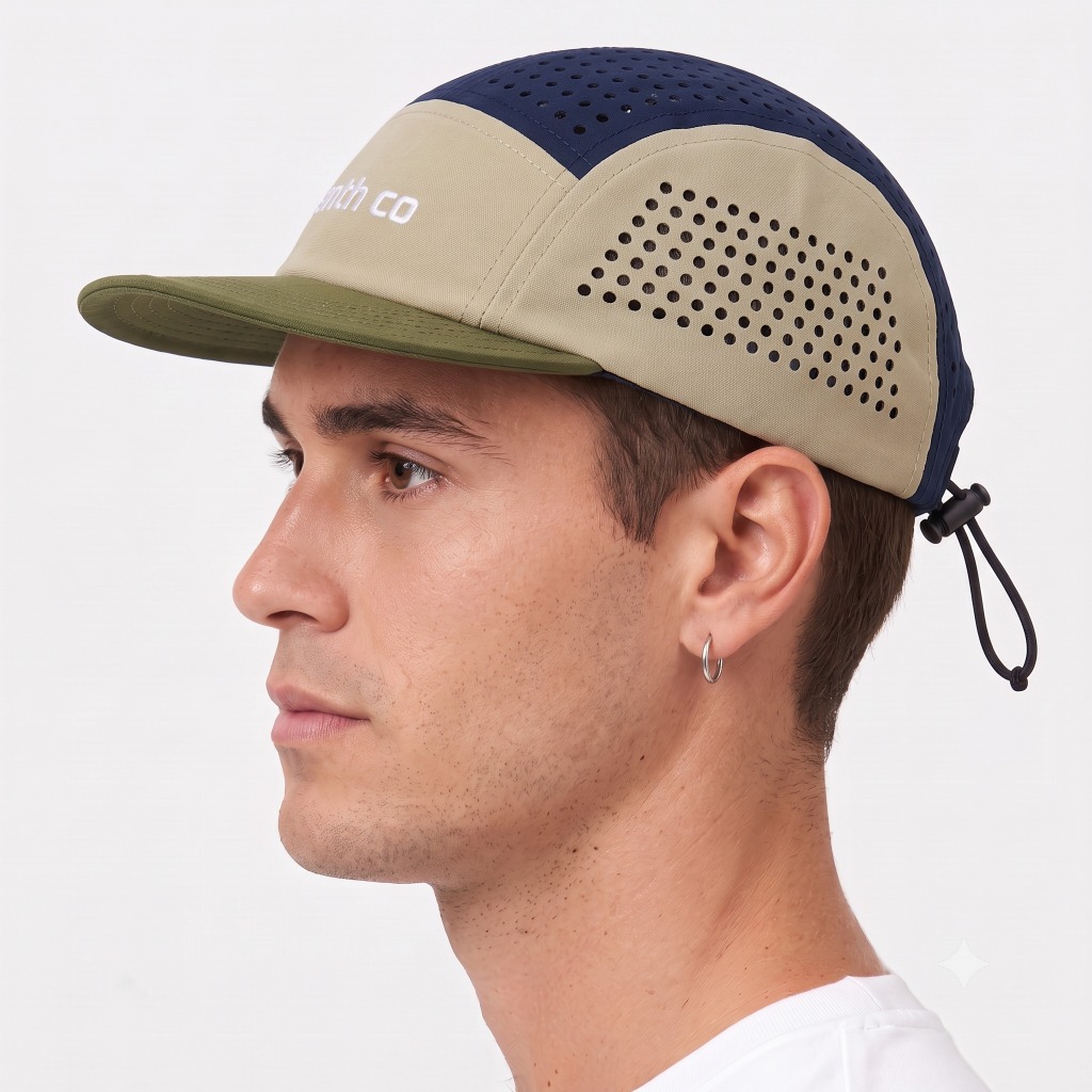 Boné Corrida Treino Five Panel Anth Co Fresh Aba Maleável Respirável Secagem Rápida Leve Unissex Esportivo Original
