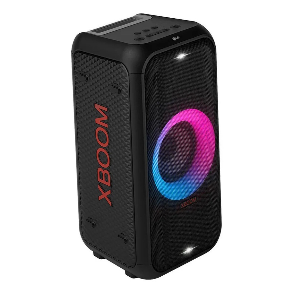 Caixa De Som LG Xboom XL5T Bluetooth 200W Karaokê LED Portátil - REEMBALADO